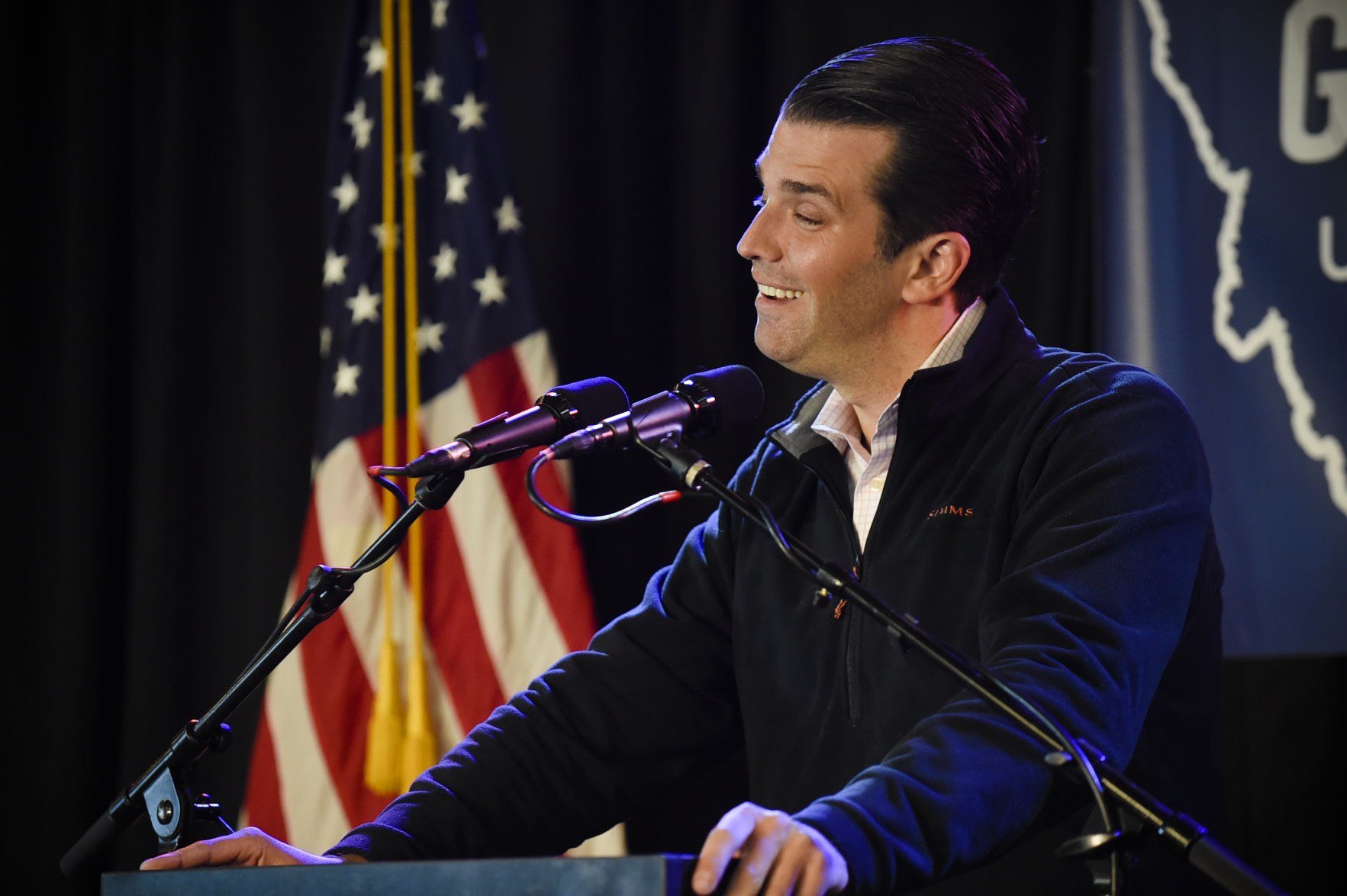 Greg Gianforte rally with Donald Trump Jr.